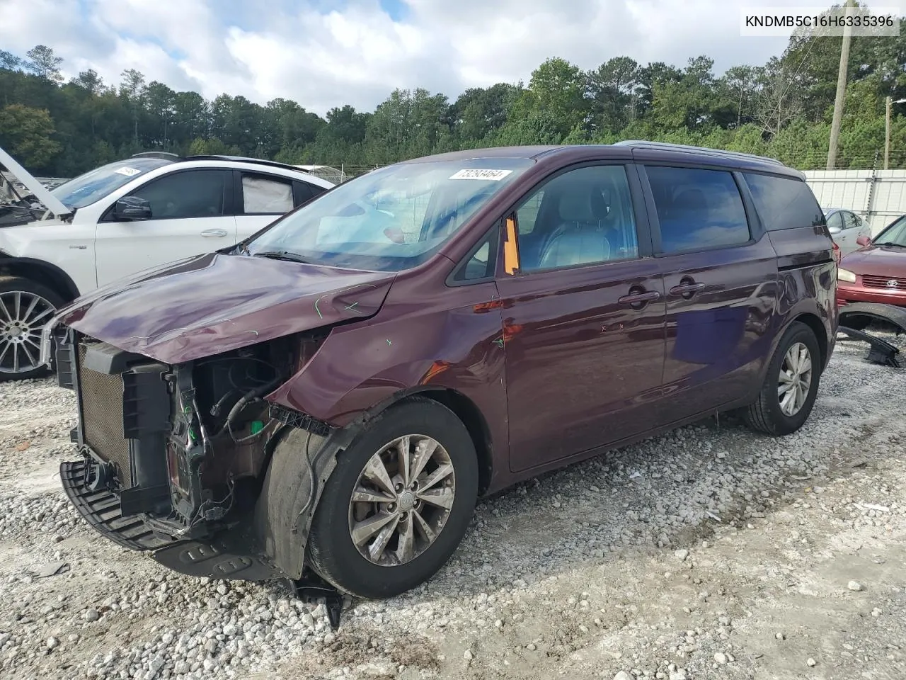 2017 Kia Sedona Lx VIN: KNDMB5C16H6335396 Lot: 73293464