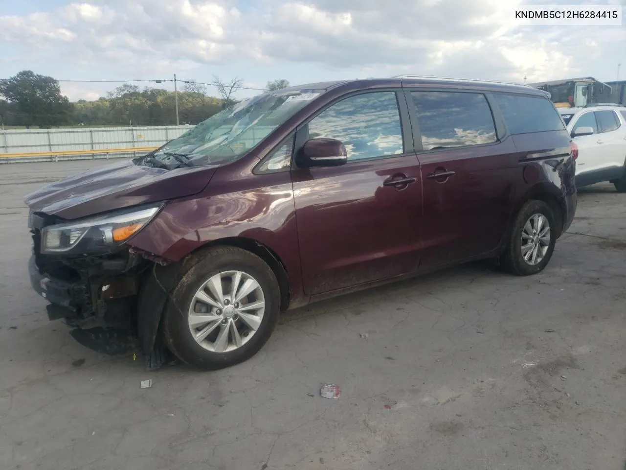 2017 Kia Sedona Lx VIN: KNDMB5C12H6284415 Lot: 73525424