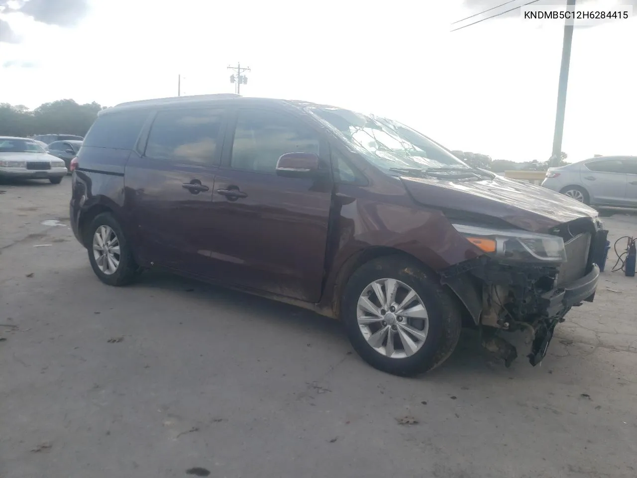 2017 Kia Sedona Lx VIN: KNDMB5C12H6284415 Lot: 73525424