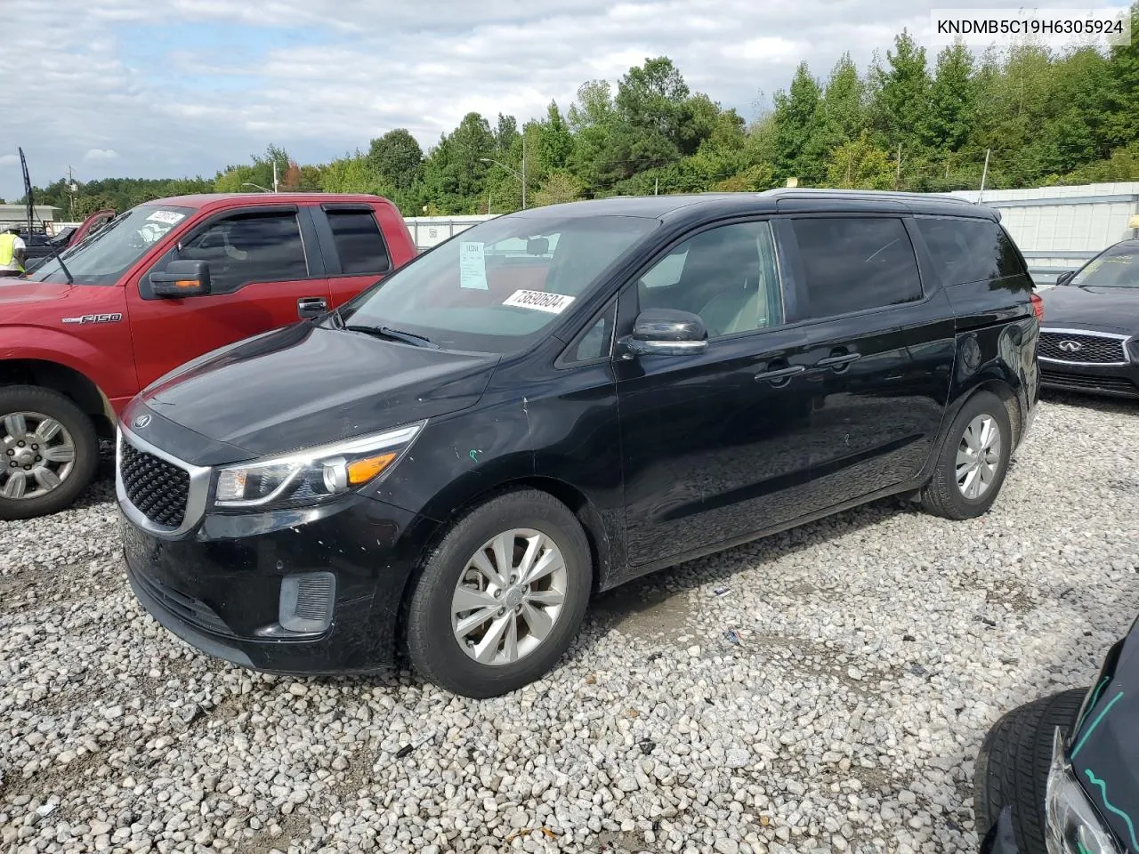 2017 Kia Sedona Lx VIN: KNDMB5C19H6305924 Lot: 73690604