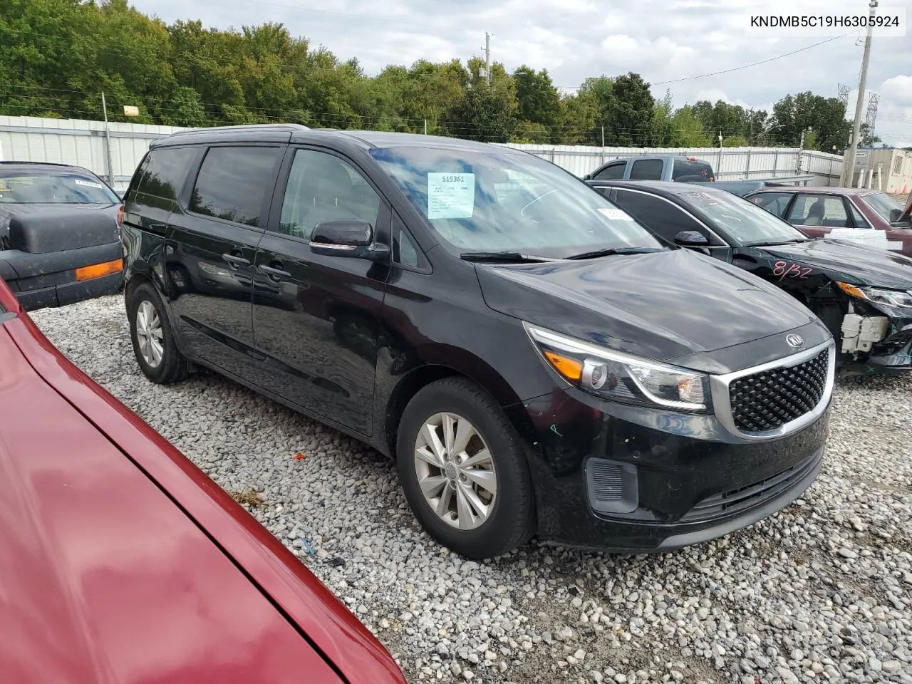 2017 Kia Sedona Lx VIN: KNDMB5C19H6305924 Lot: 73690604