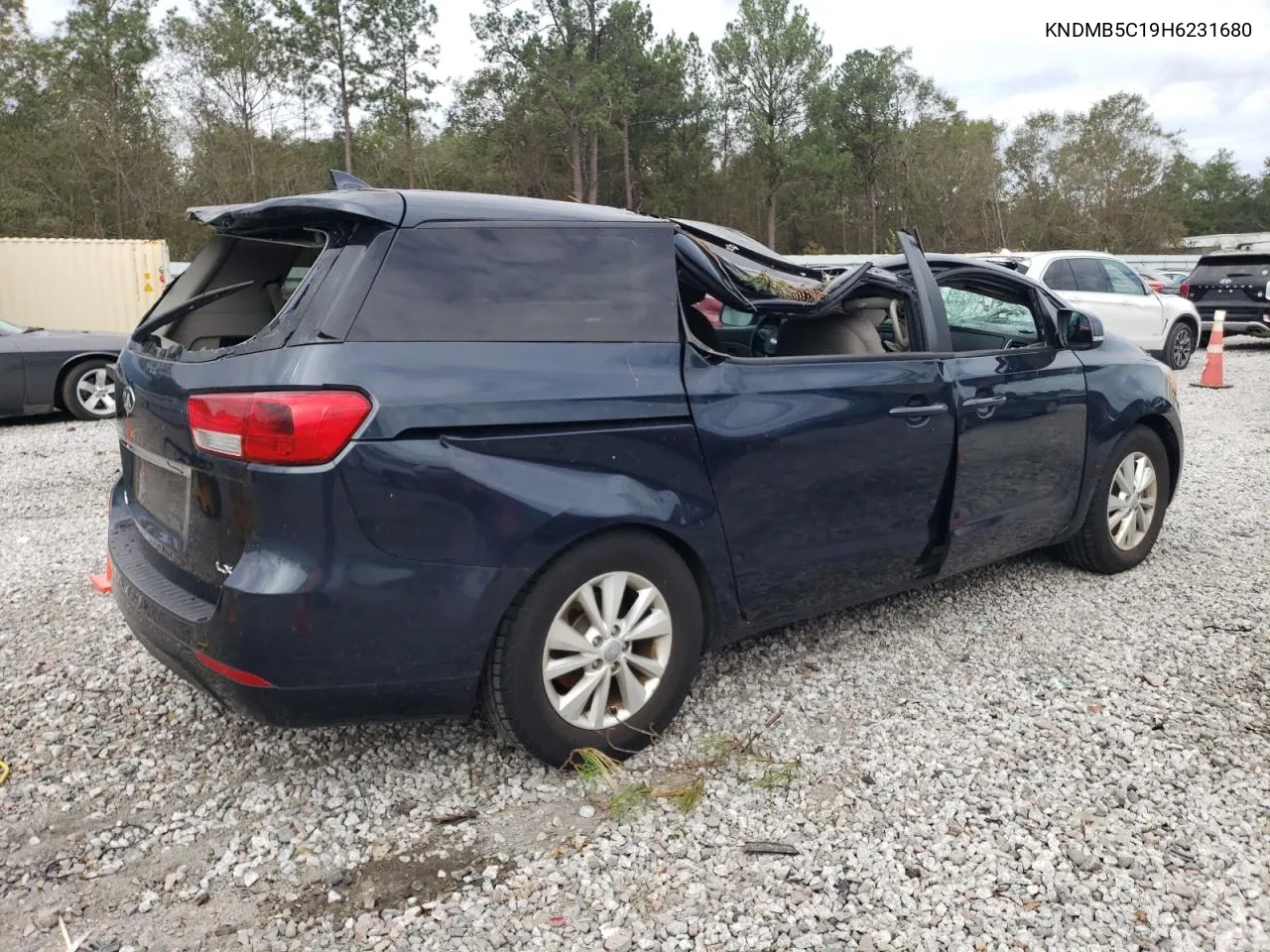 2017 Kia Sedona Lx VIN: KNDMB5C19H6231680 Lot: 73792704