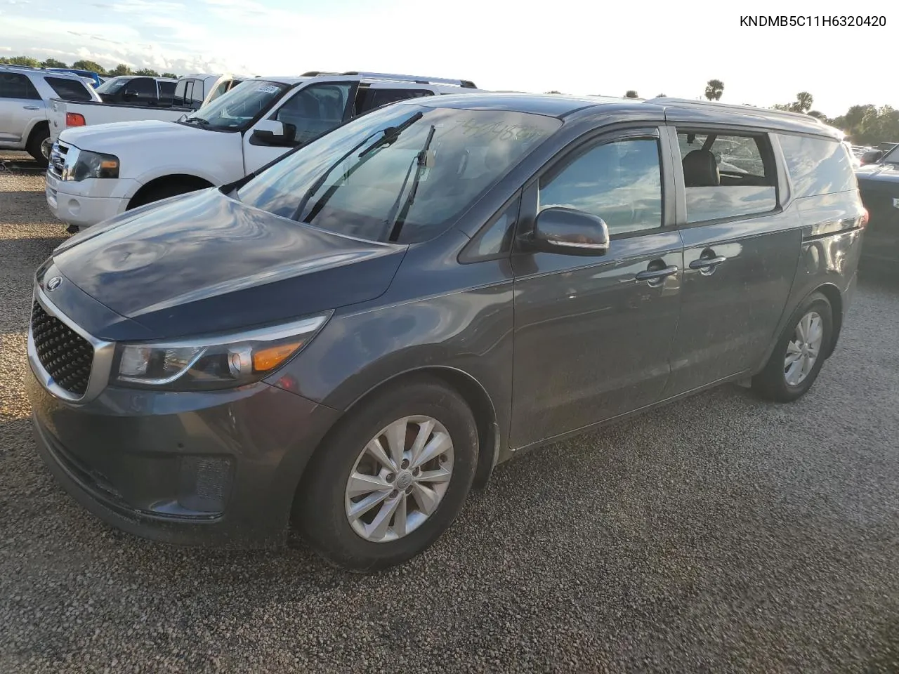 2017 Kia Sedona Lx VIN: KNDMB5C11H6320420 Lot: 74048284