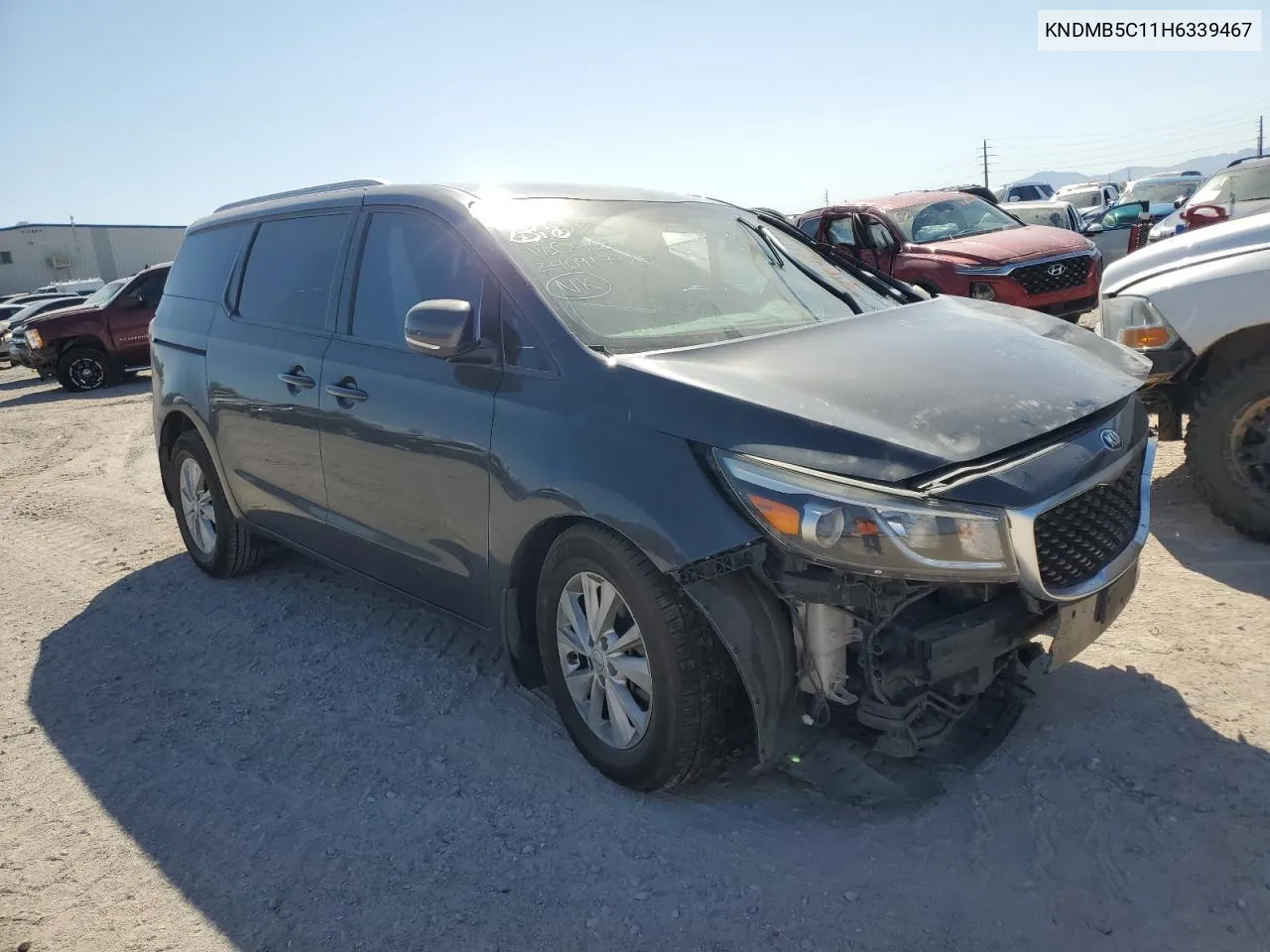 2017 Kia Sedona Lx VIN: KNDMB5C11H6339467 Lot: 74091704