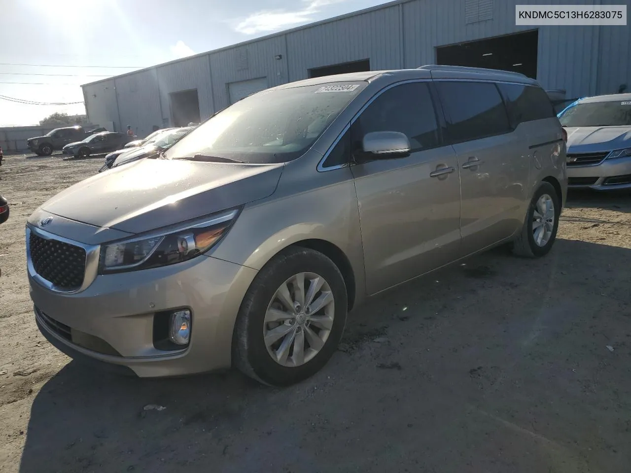 2017 Kia Sedona Ex VIN: KNDMC5C13H6283075 Lot: 74322504