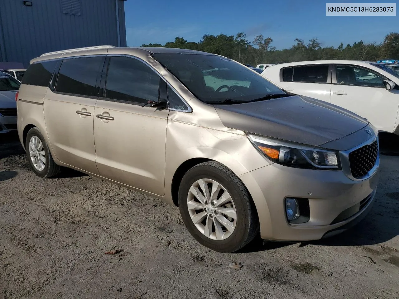 2017 Kia Sedona Ex VIN: KNDMC5C13H6283075 Lot: 74322504