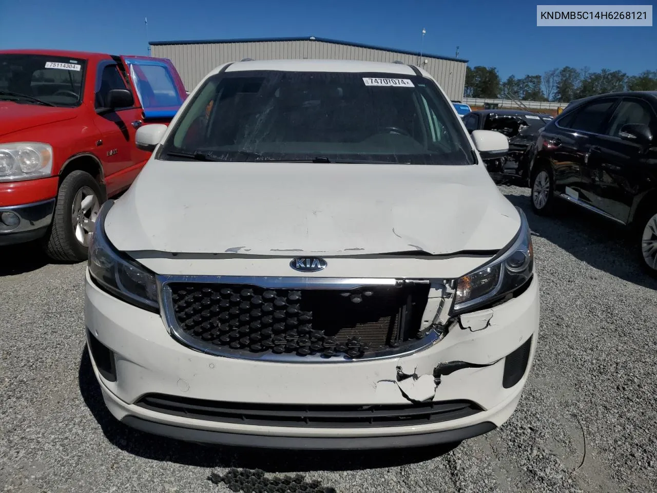 2017 Kia Sedona Lx VIN: KNDMB5C14H6268121 Lot: 74707074