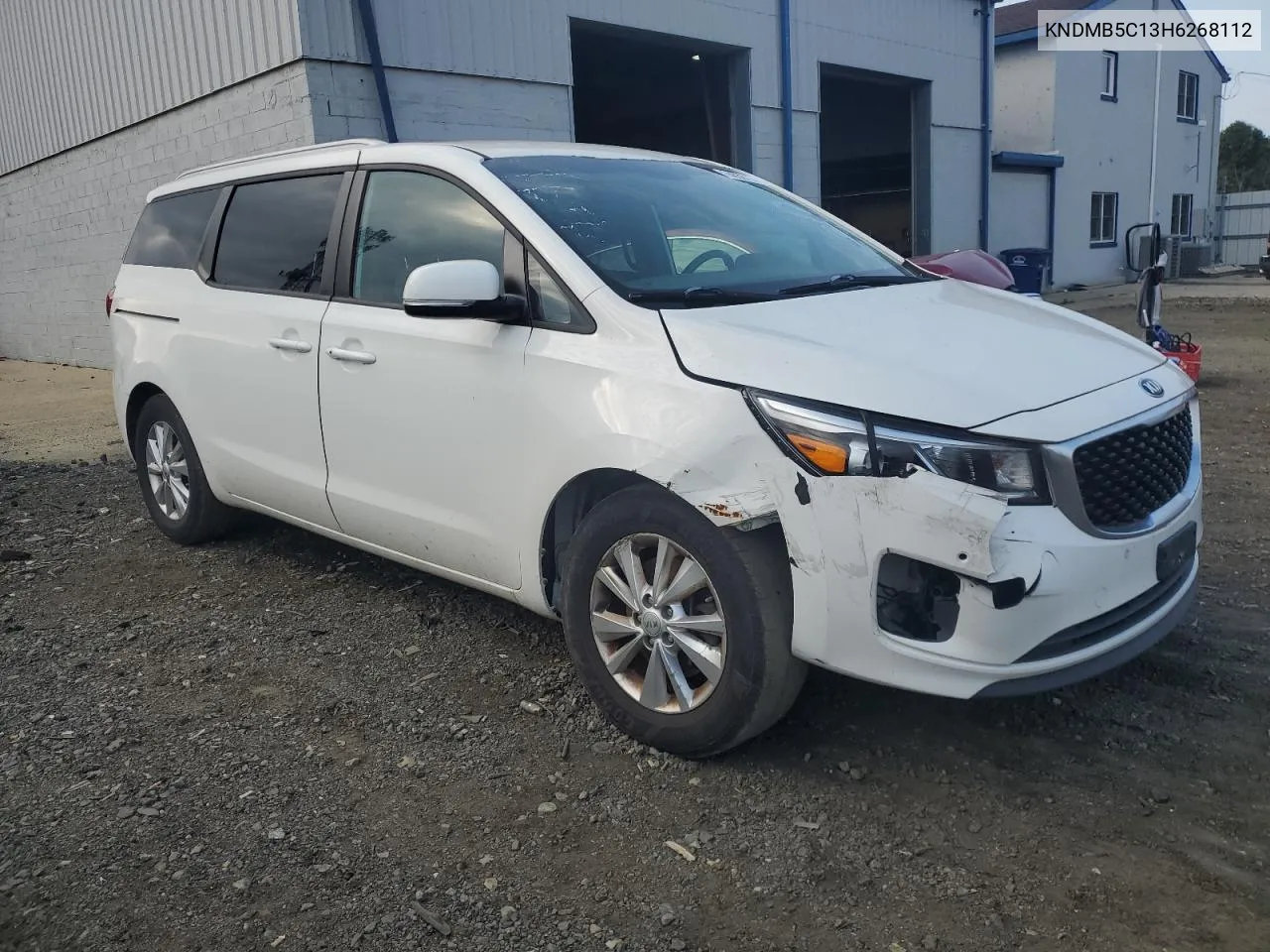 2017 Kia Sedona Lx VIN: KNDMB5C13H6268112 Lot: 74858774