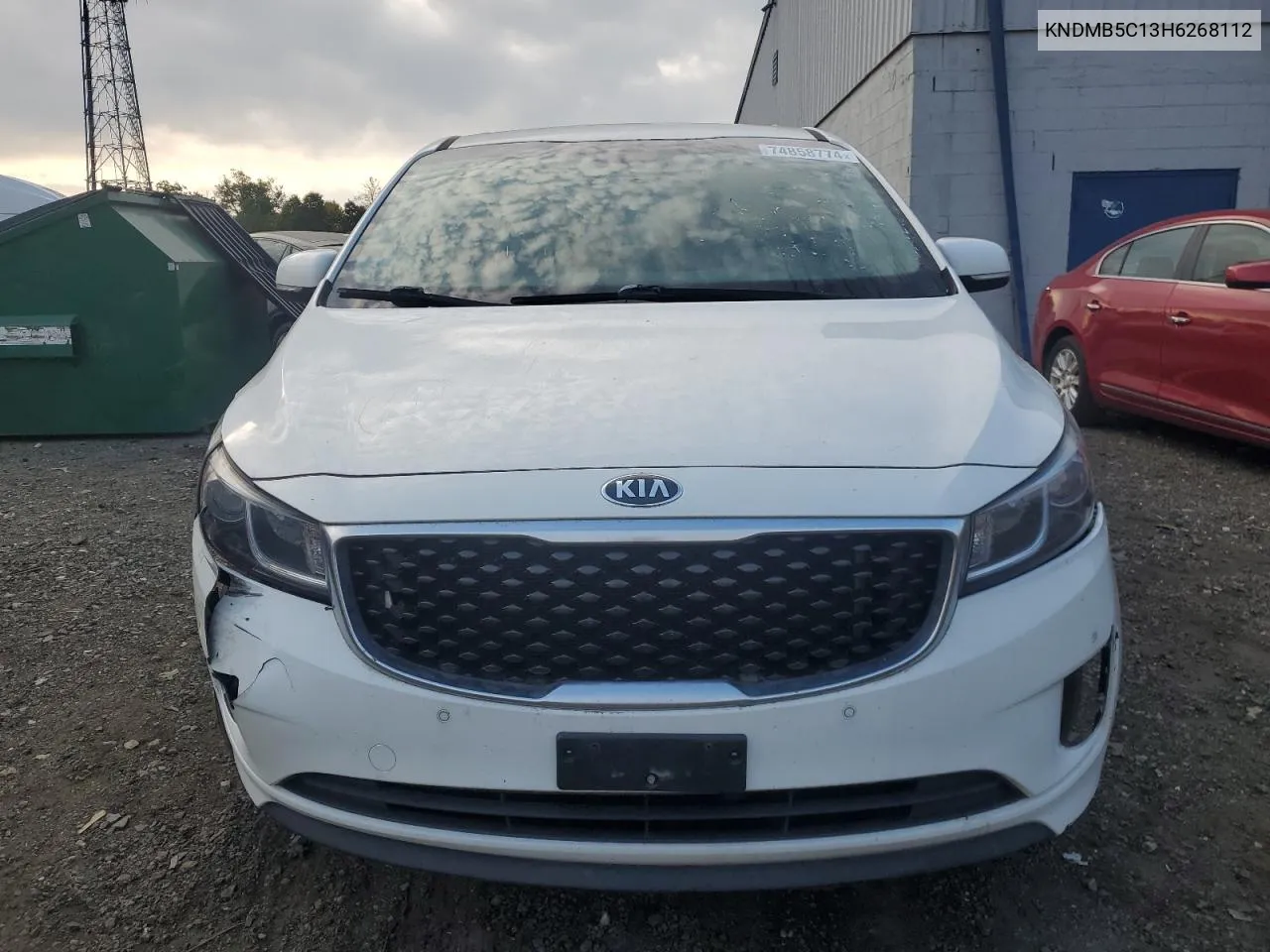 2017 Kia Sedona Lx VIN: KNDMB5C13H6268112 Lot: 74858774