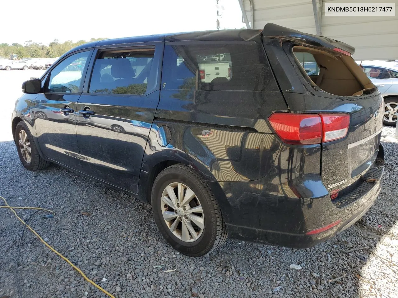 2017 Kia Sedona Lx VIN: KNDMB5C18H6217477 Lot: 75134034