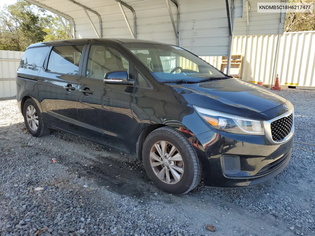 2017 Kia Sedona Lx VIN: KNDMB5C18H6217477 Lot: 75134034