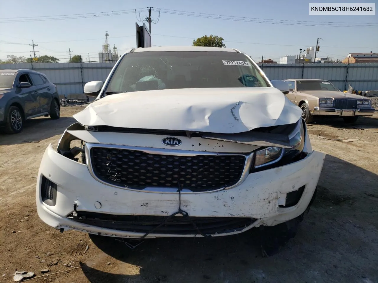 2017 Kia Sedona Lx VIN: KNDMB5C18H6241682 Lot: 75272404