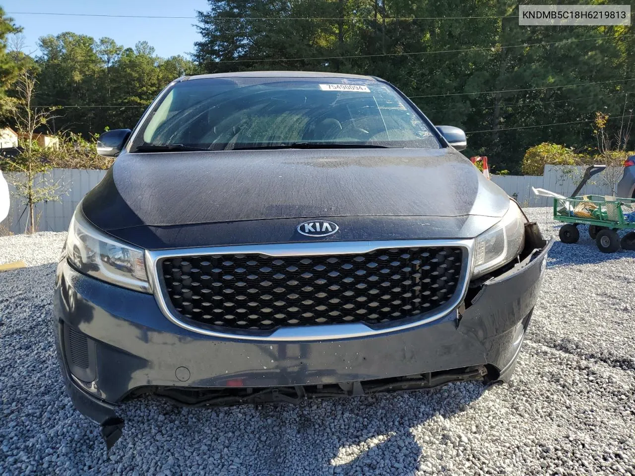 2017 Kia Sedona Lx VIN: KNDMB5C18H6219813 Lot: 75490094