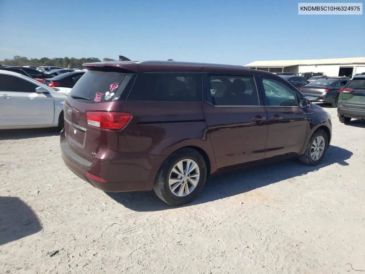 2017 Kia Sedona Lx VIN: KNDMB5C10H6324975 Lot: 75543614