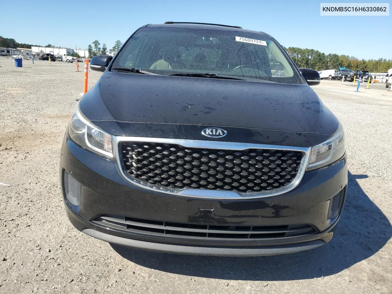 2017 Kia Sedona Lx VIN: KNDMB5C16H6330862 Lot: 75609724