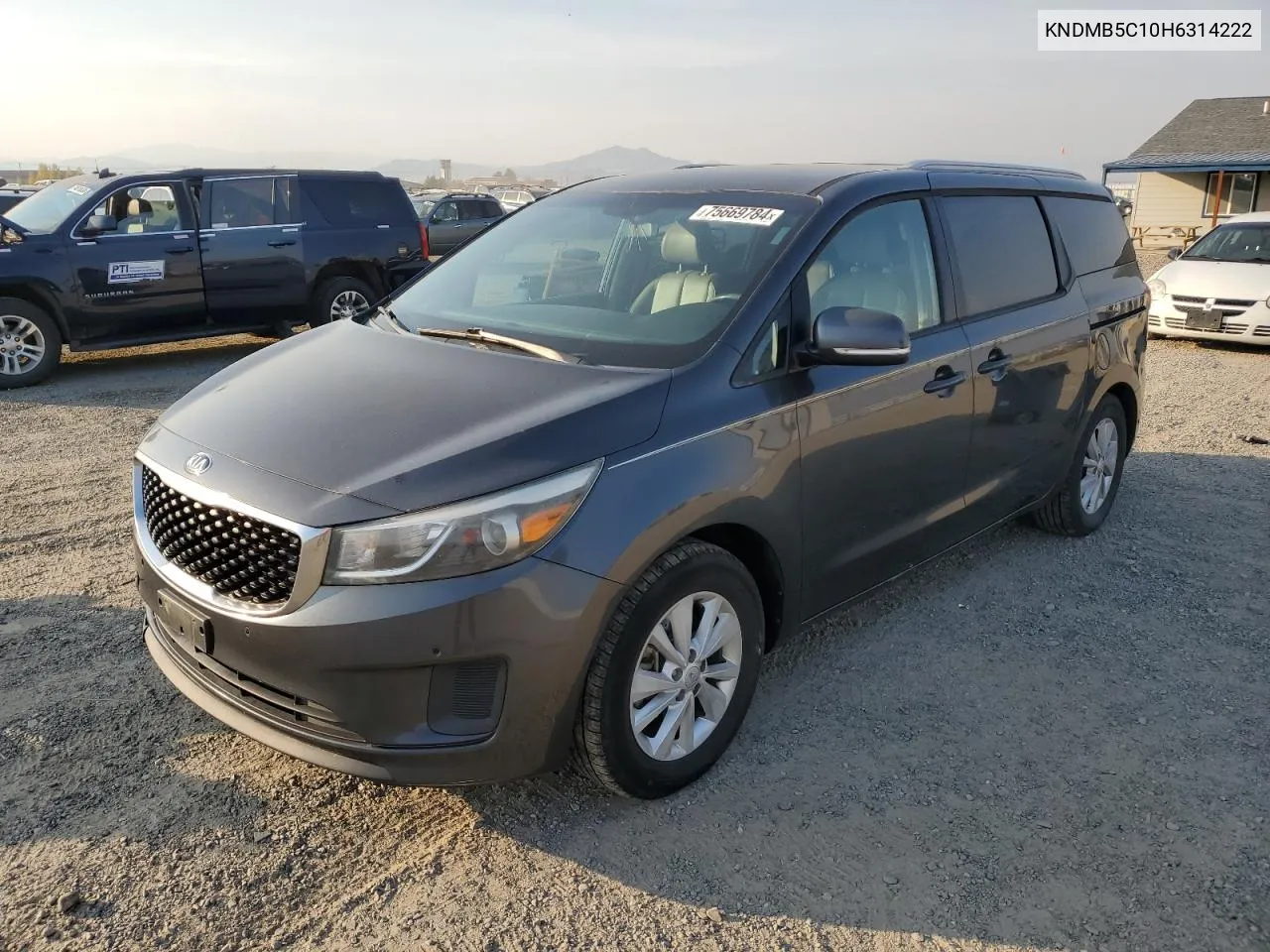 2017 Kia Sedona Lx VIN: KNDMB5C10H6314222 Lot: 75669784