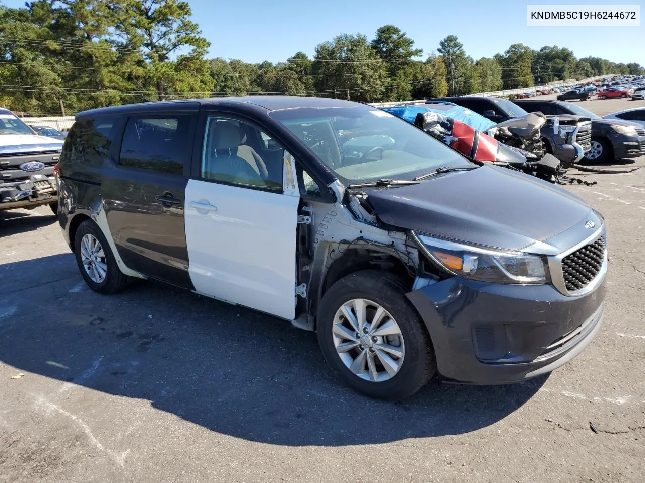 2017 Kia Sedona Lx VIN: KNDMB5C19H6244672 Lot: 75693944