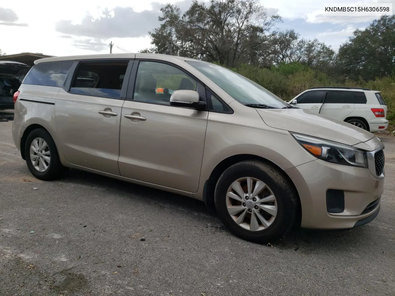 2017 Kia Sedona Lx VIN: KNDMB5C15H6306598 Lot: 76122074