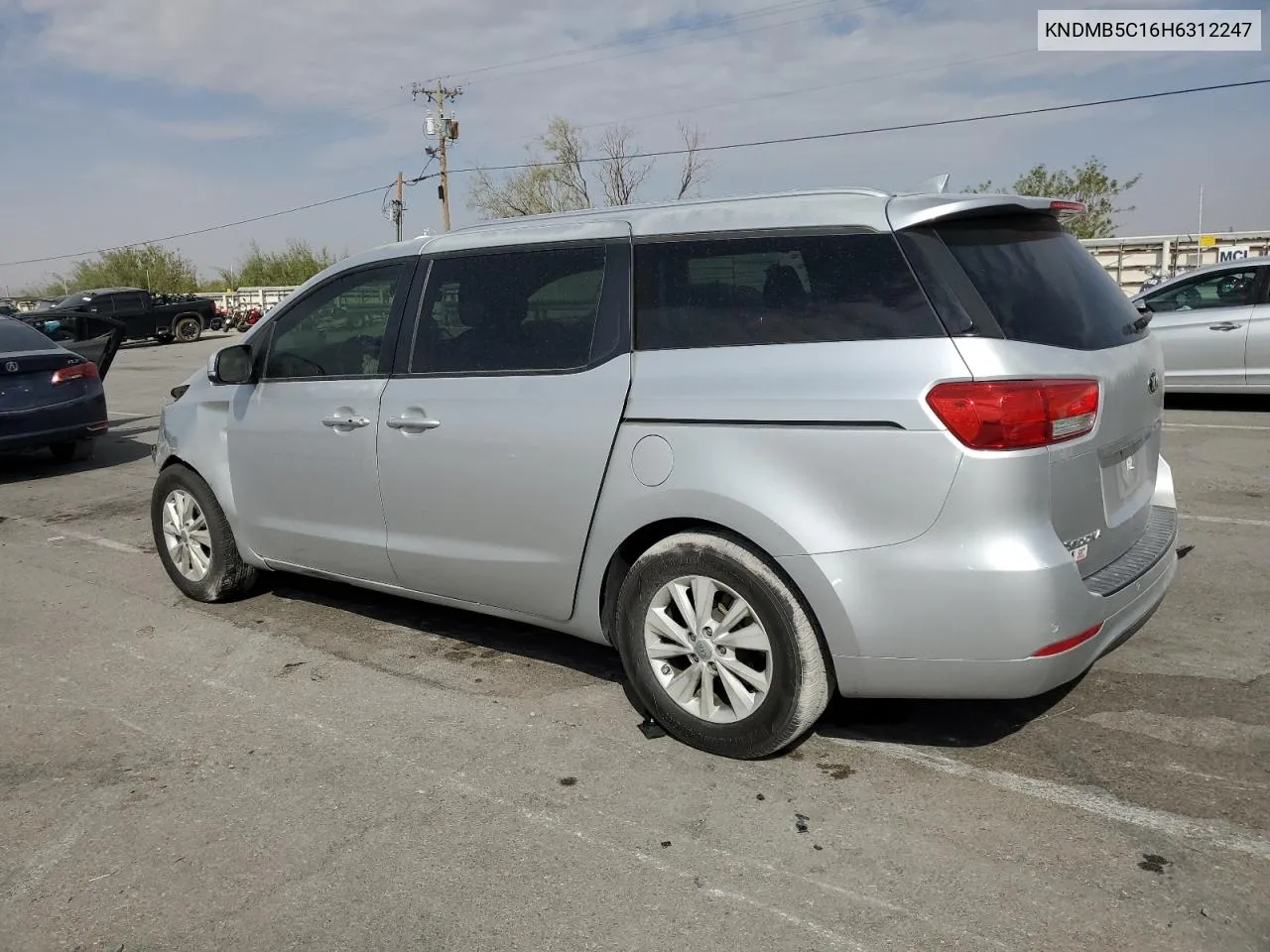 2017 Kia Sedona Lx VIN: KNDMB5C16H6312247 Lot: 76487884