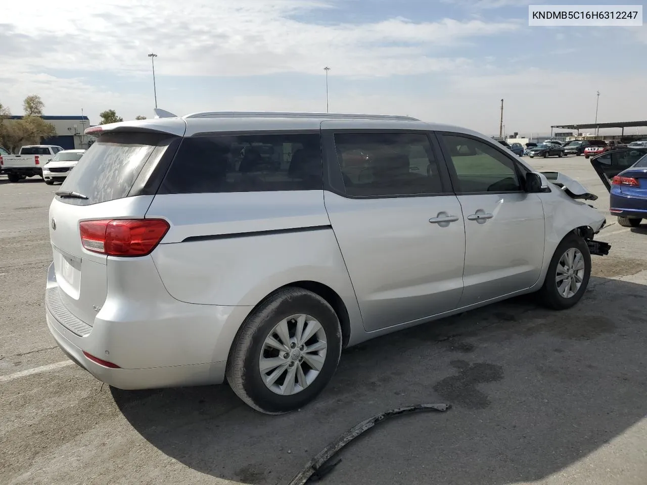 2017 Kia Sedona Lx VIN: KNDMB5C16H6312247 Lot: 76487884