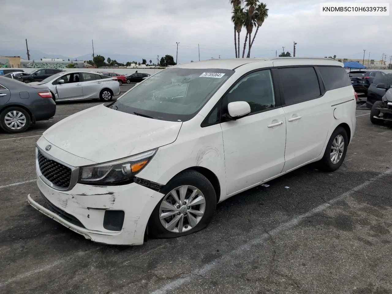 2017 Kia Sedona Lx VIN: KNDMB5C10H6339735 Lot: 76789364