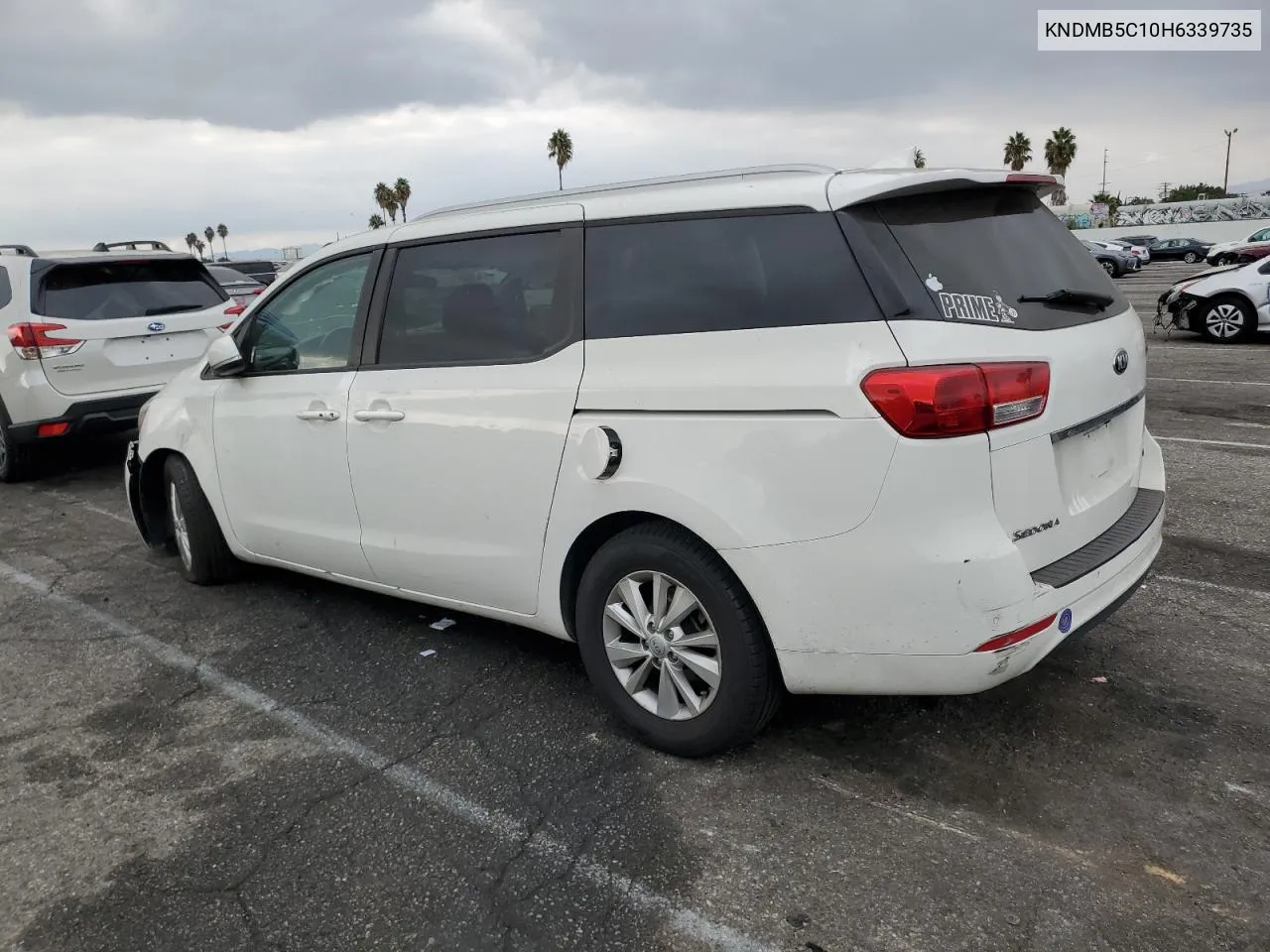 2017 Kia Sedona Lx VIN: KNDMB5C10H6339735 Lot: 76789364