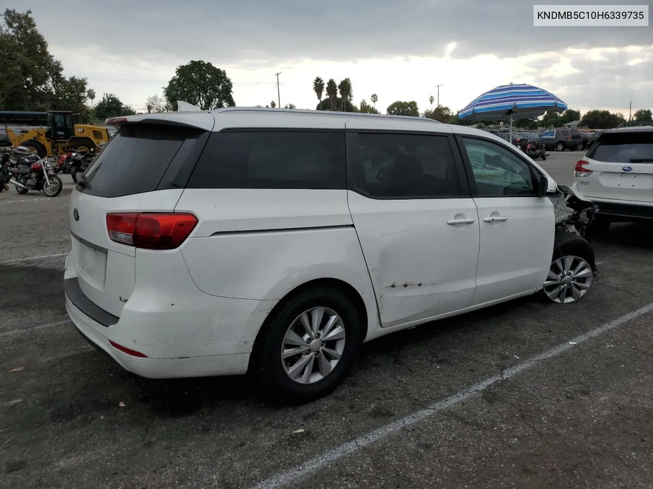 2017 Kia Sedona Lx VIN: KNDMB5C10H6339735 Lot: 76789364