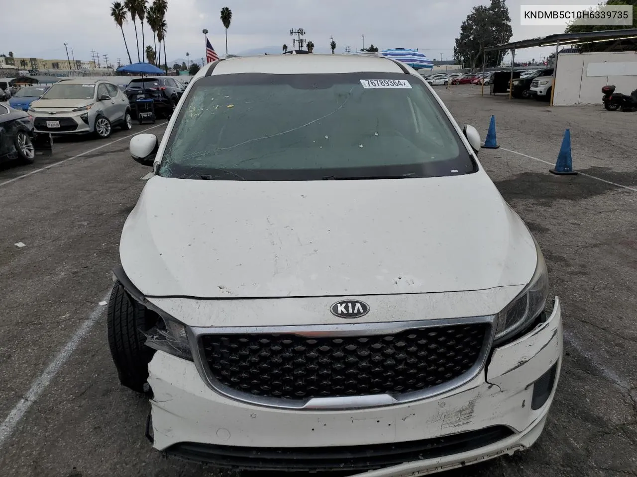 2017 Kia Sedona Lx VIN: KNDMB5C10H6339735 Lot: 76789364