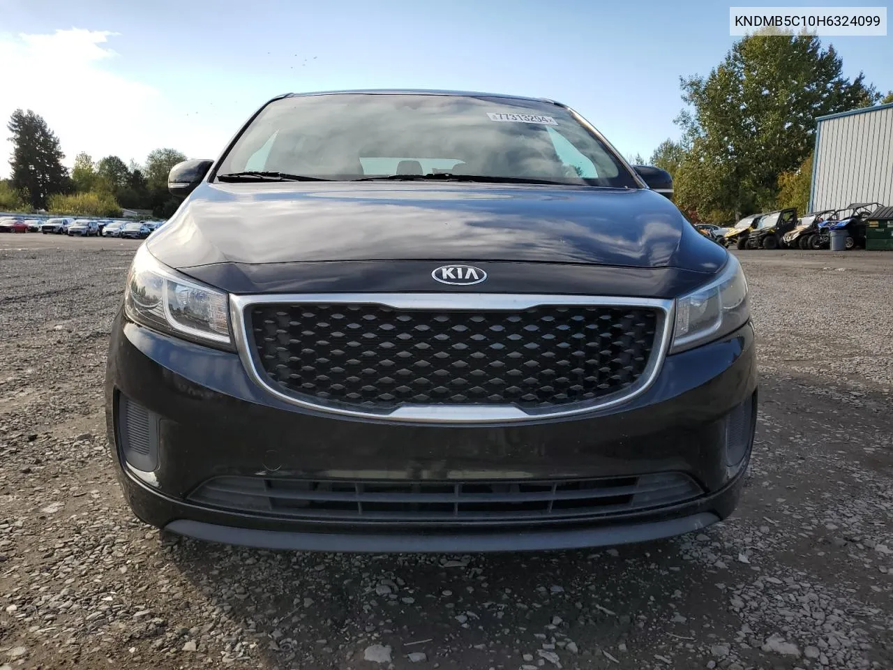 2017 Kia Sedona Lx VIN: KNDMB5C10H6324099 Lot: 77313294