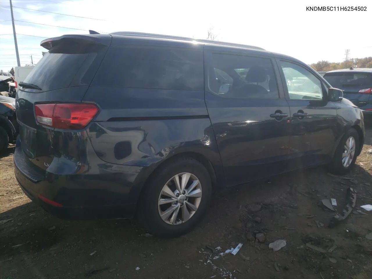 2017 Kia Sedona Lx VIN: KNDMB5C11H6254502 Lot: 77361184