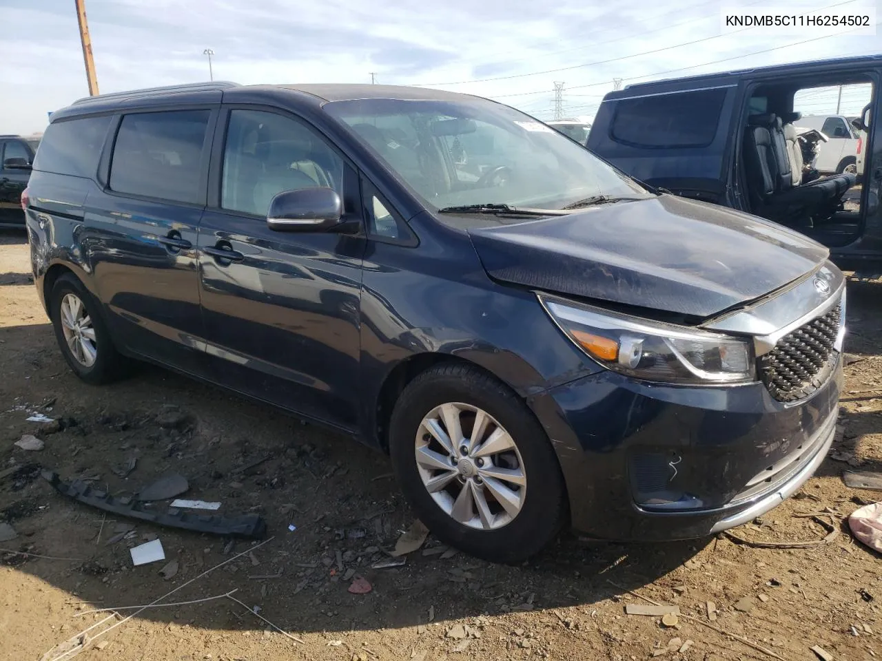 2017 Kia Sedona Lx VIN: KNDMB5C11H6254502 Lot: 77361184