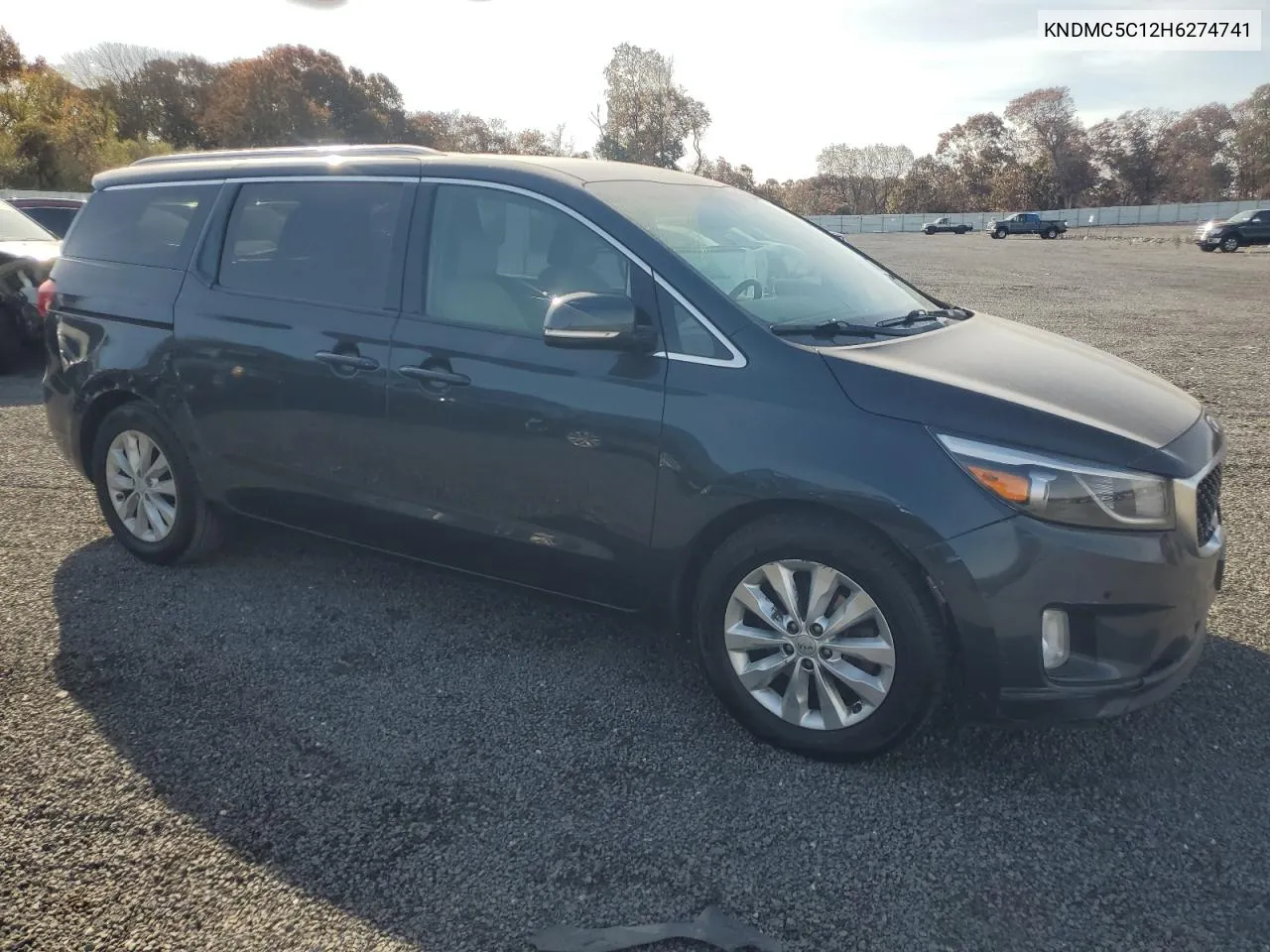 2017 Kia Sedona Ex VIN: KNDMC5C12H6274741 Lot: 77564924