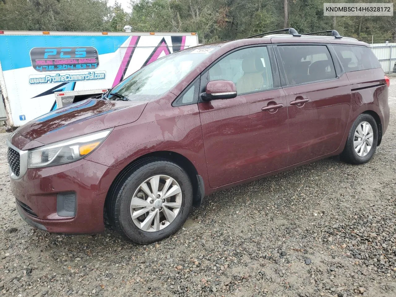 2017 Kia Sedona Lx VIN: KNDMB5C14H6328172 Lot: 77569594