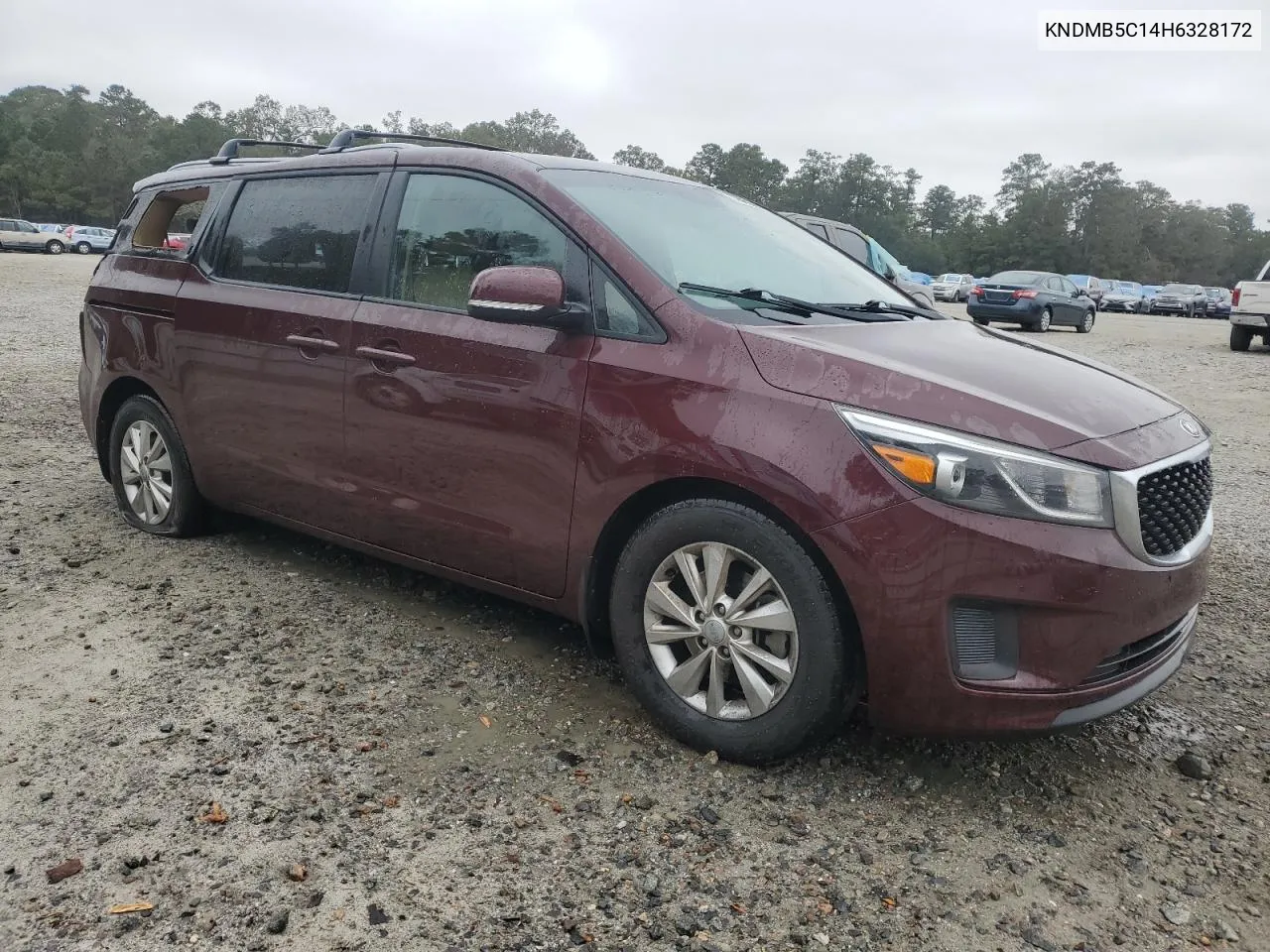 2017 Kia Sedona Lx VIN: KNDMB5C14H6328172 Lot: 77569594