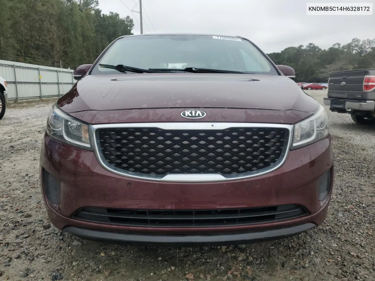 2017 Kia Sedona Lx VIN: KNDMB5C14H6328172 Lot: 77569594