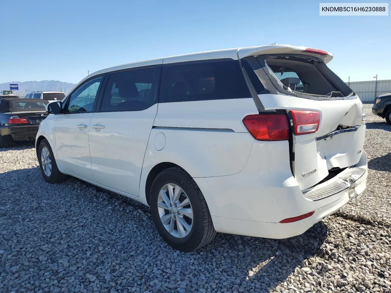 KNDMB5C16H6230888 2017 Kia Sedona Lx