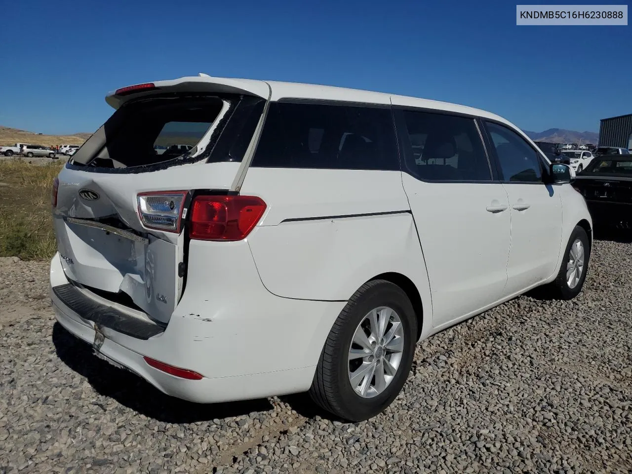 2017 Kia Sedona Lx VIN: KNDMB5C16H6230888 Lot: 77609414