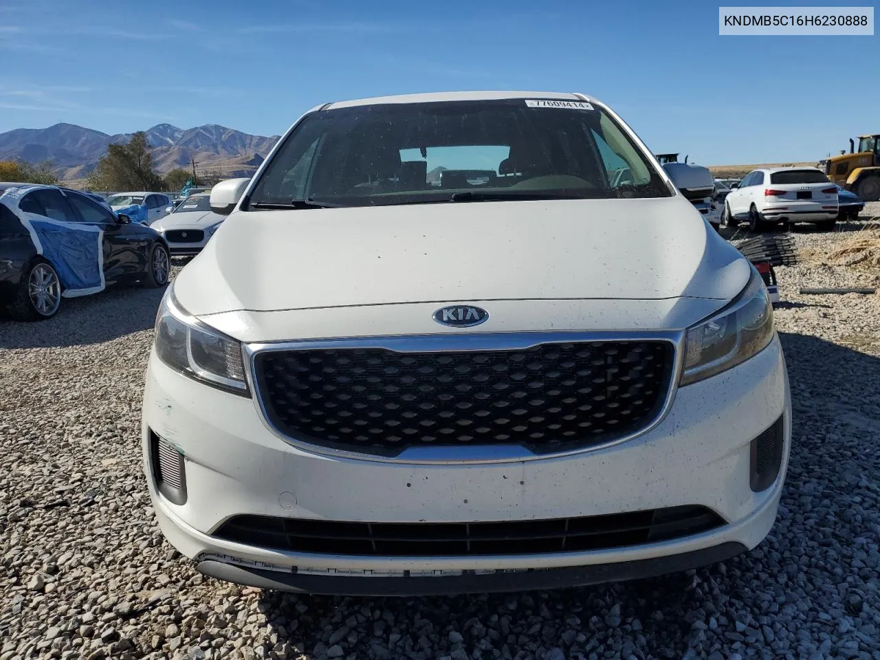 2017 Kia Sedona Lx VIN: KNDMB5C16H6230888 Lot: 77609414