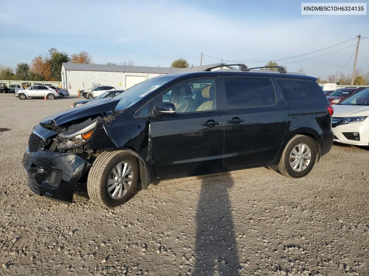 2017 Kia Sedona Lx VIN: KNDMB5C10H6324135 Lot: 77653494