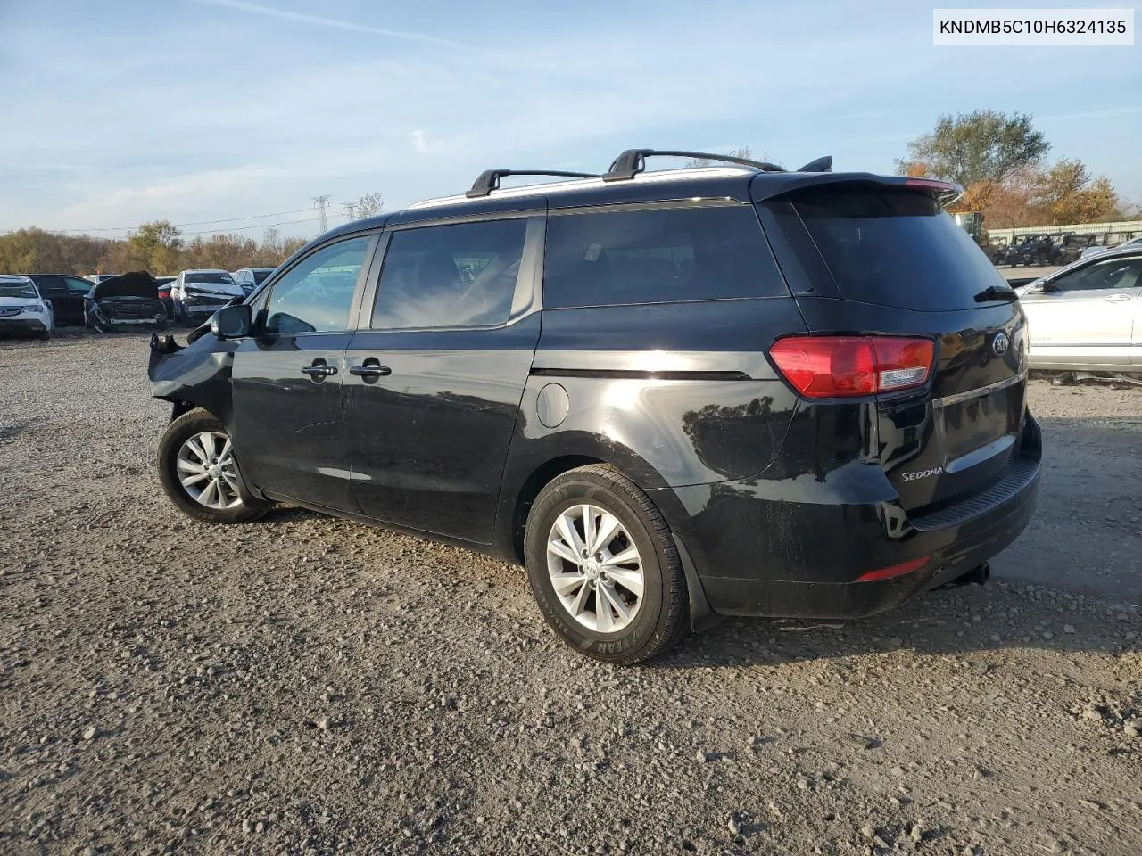 2017 Kia Sedona Lx VIN: KNDMB5C10H6324135 Lot: 77653494