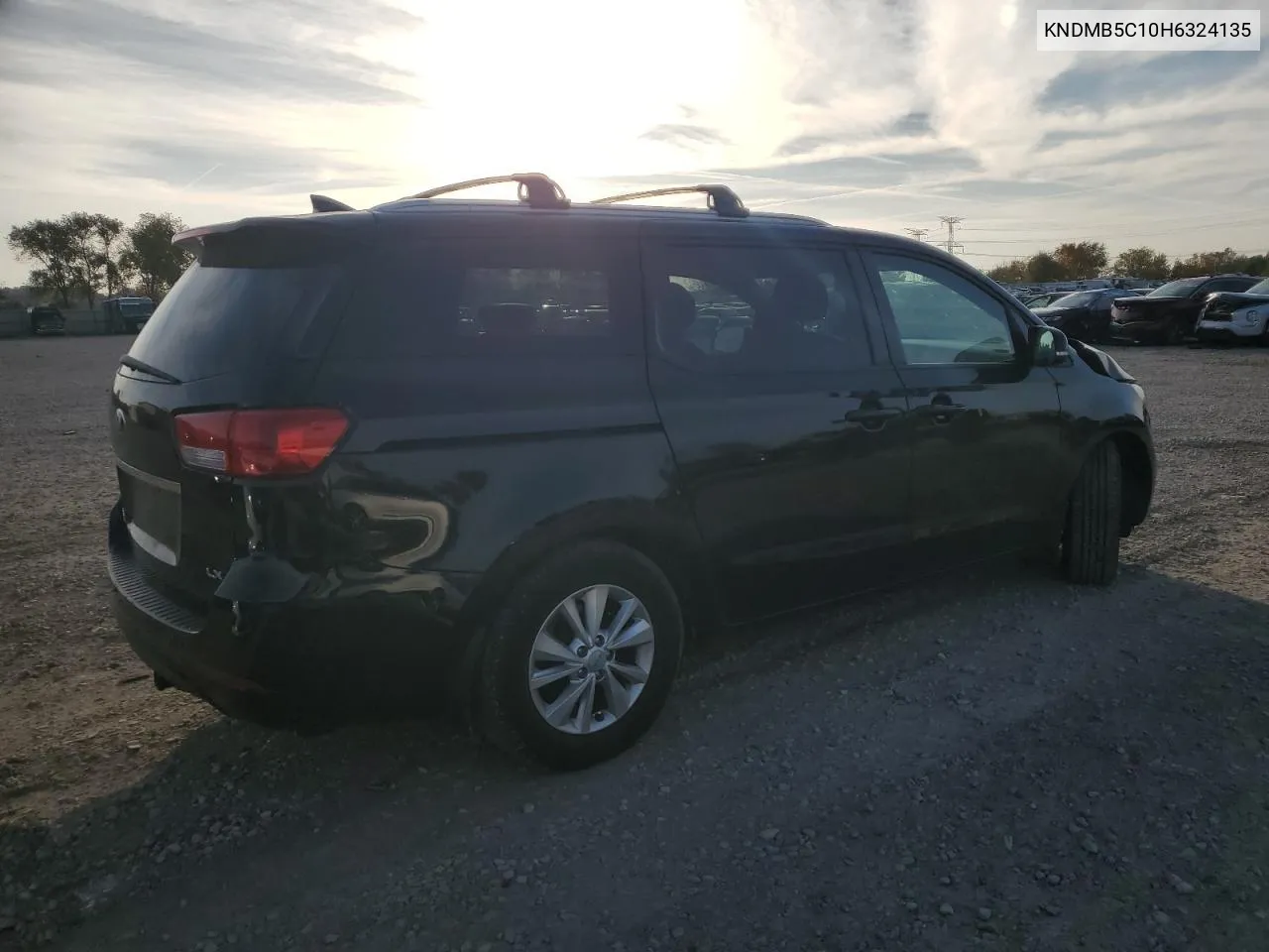 2017 Kia Sedona Lx VIN: KNDMB5C10H6324135 Lot: 77653494