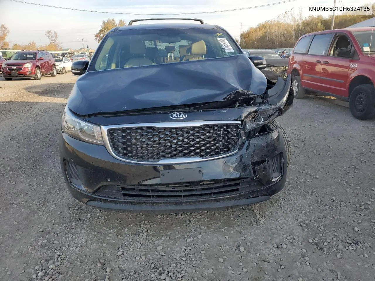 2017 Kia Sedona Lx VIN: KNDMB5C10H6324135 Lot: 77653494