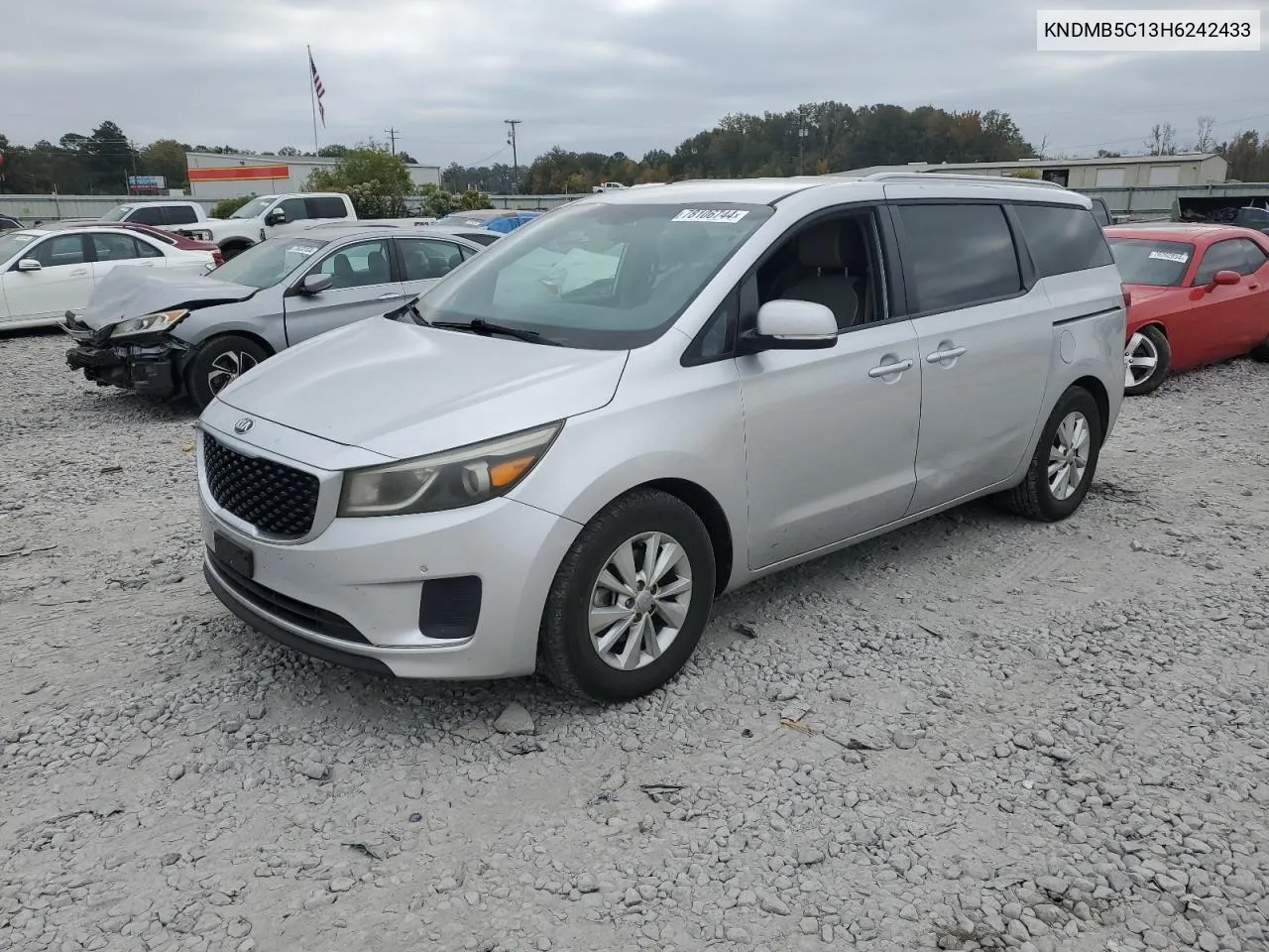 2017 Kia Sedona Lx VIN: KNDMB5C13H6242433 Lot: 78106744