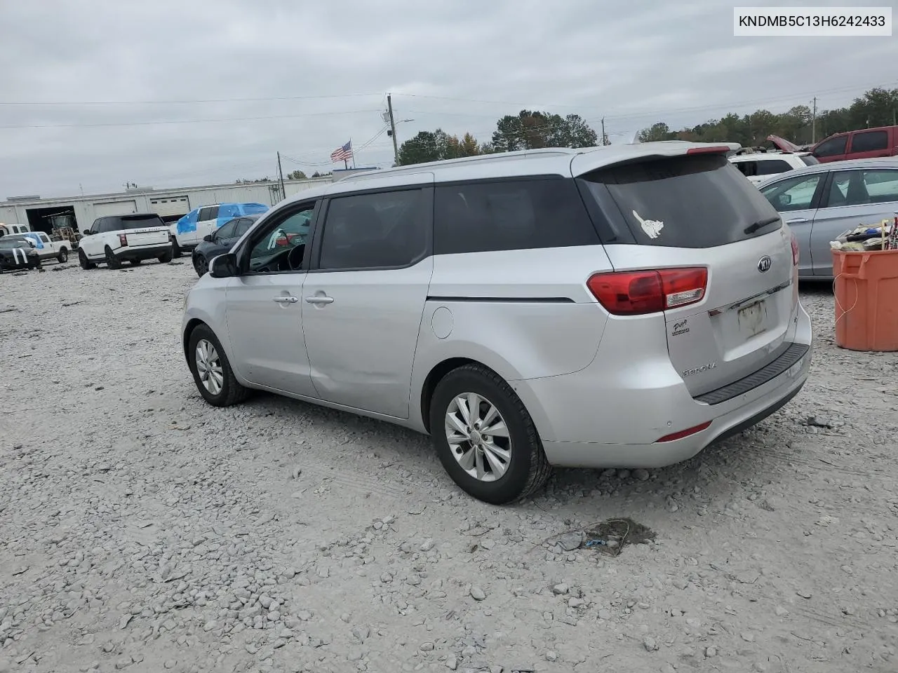 2017 Kia Sedona Lx VIN: KNDMB5C13H6242433 Lot: 78106744