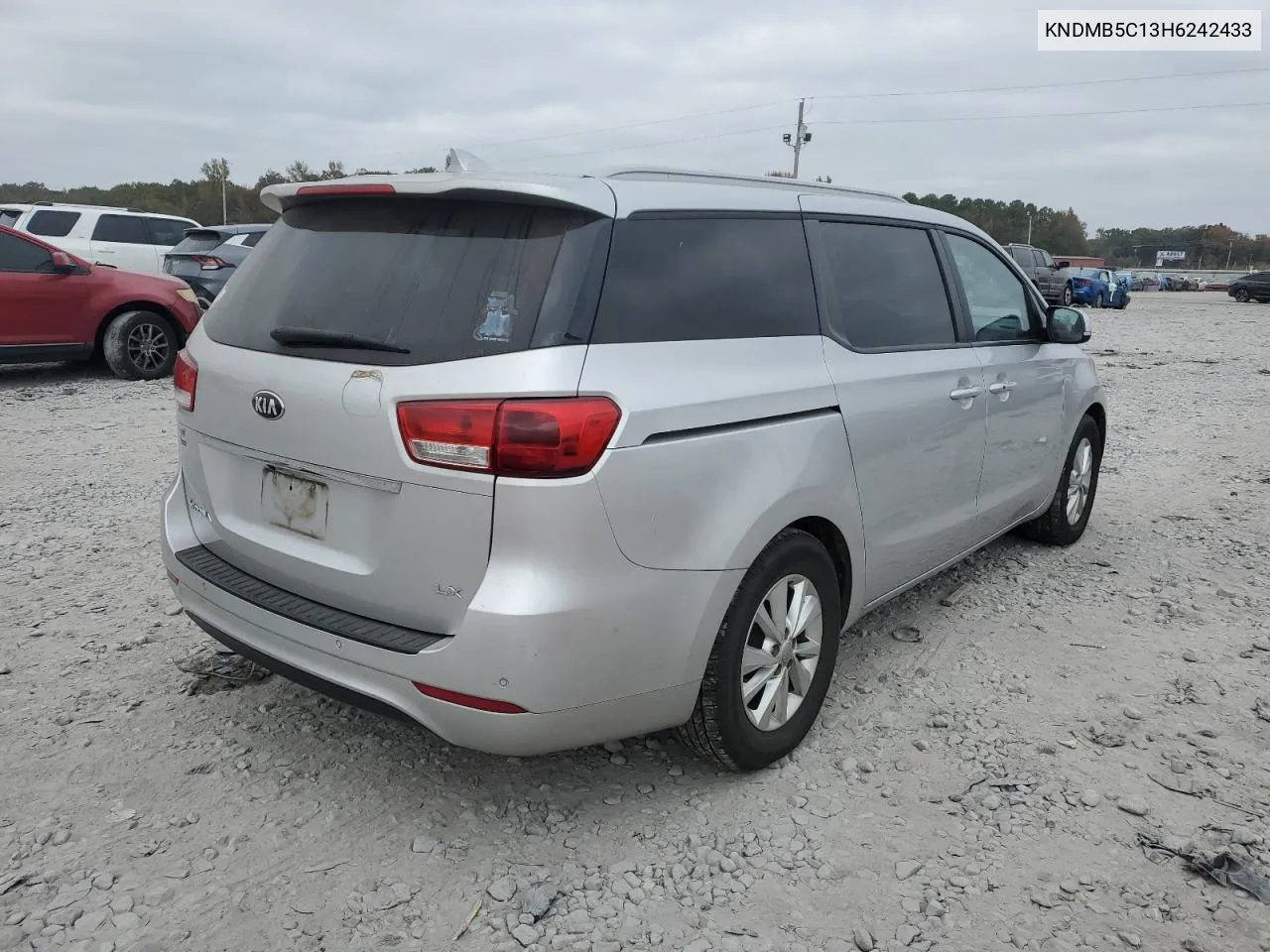 2017 Kia Sedona Lx VIN: KNDMB5C13H6242433 Lot: 78106744