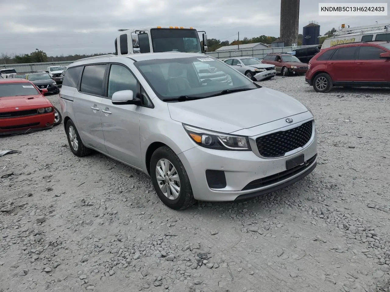 2017 Kia Sedona Lx VIN: KNDMB5C13H6242433 Lot: 78106744