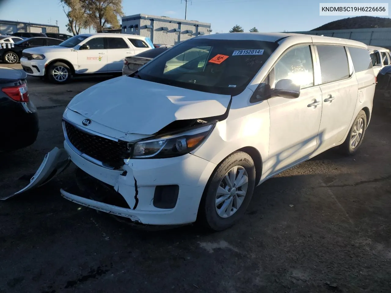 2017 Kia Sedona Lx VIN: KNDMB5C19H6226656 Lot: 78152014