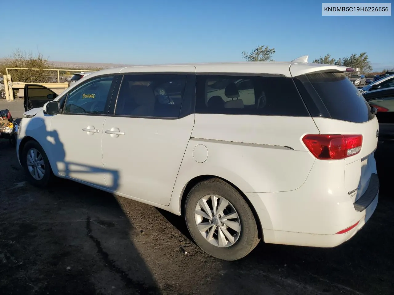 2017 Kia Sedona Lx VIN: KNDMB5C19H6226656 Lot: 78152014