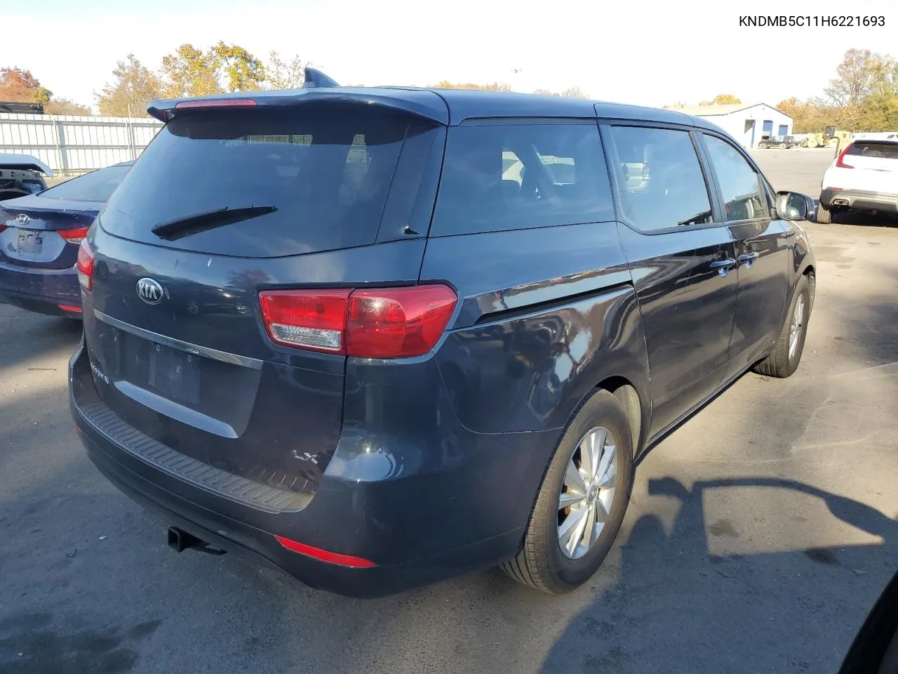 2017 Kia Sedona Lx VIN: KNDMB5C11H6221693 Lot: 78174514