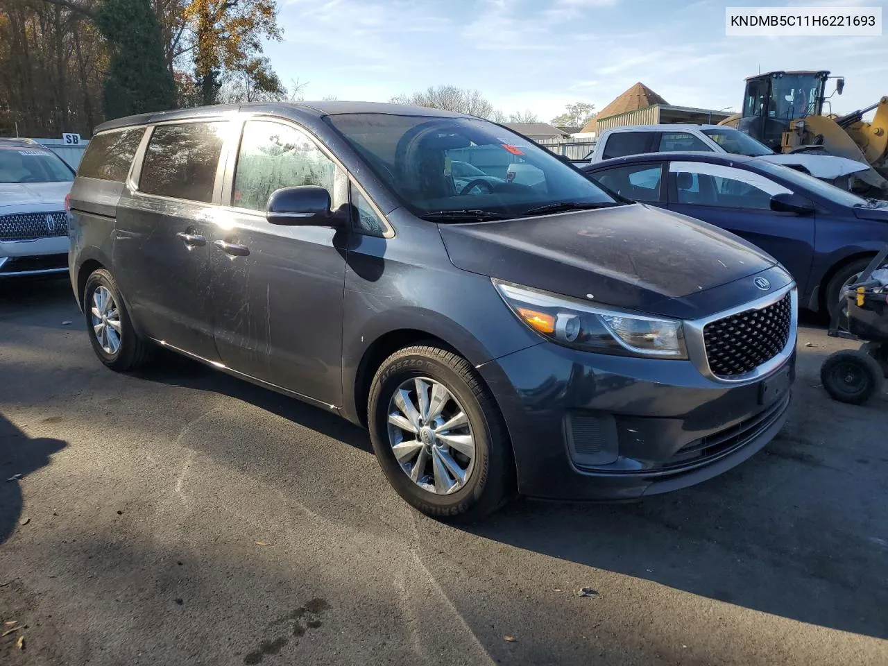 2017 Kia Sedona Lx VIN: KNDMB5C11H6221693 Lot: 78174514